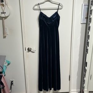 Bridesmaid dress velvet